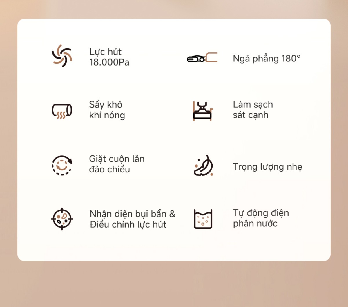Dreame Mova K30 gập nghiêng 180°