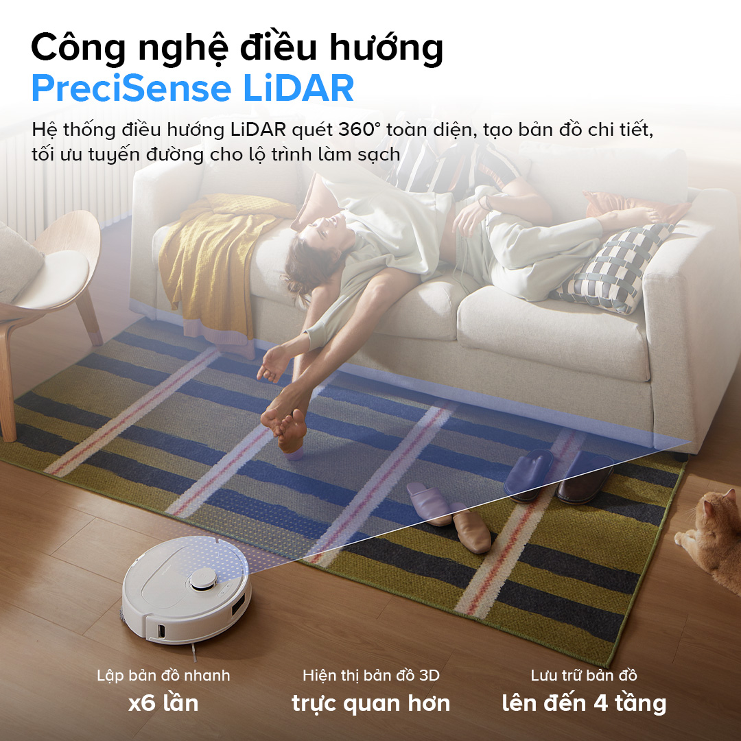 Robot hút bụi Roborock Q Revo 5AE【Nhắn tin giảm giá thêm】