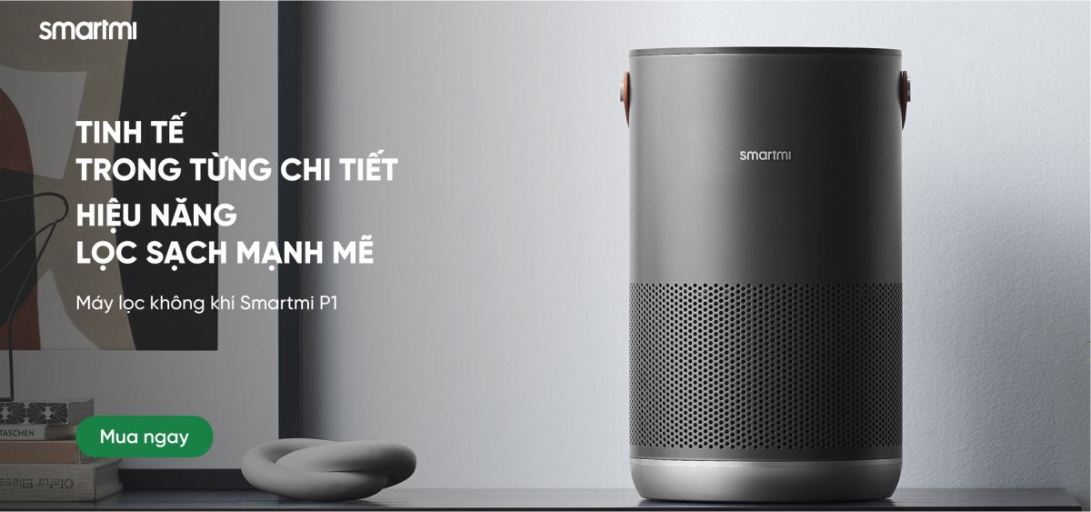 Smartmi P1 máy lọc không khí diện tích 30m²