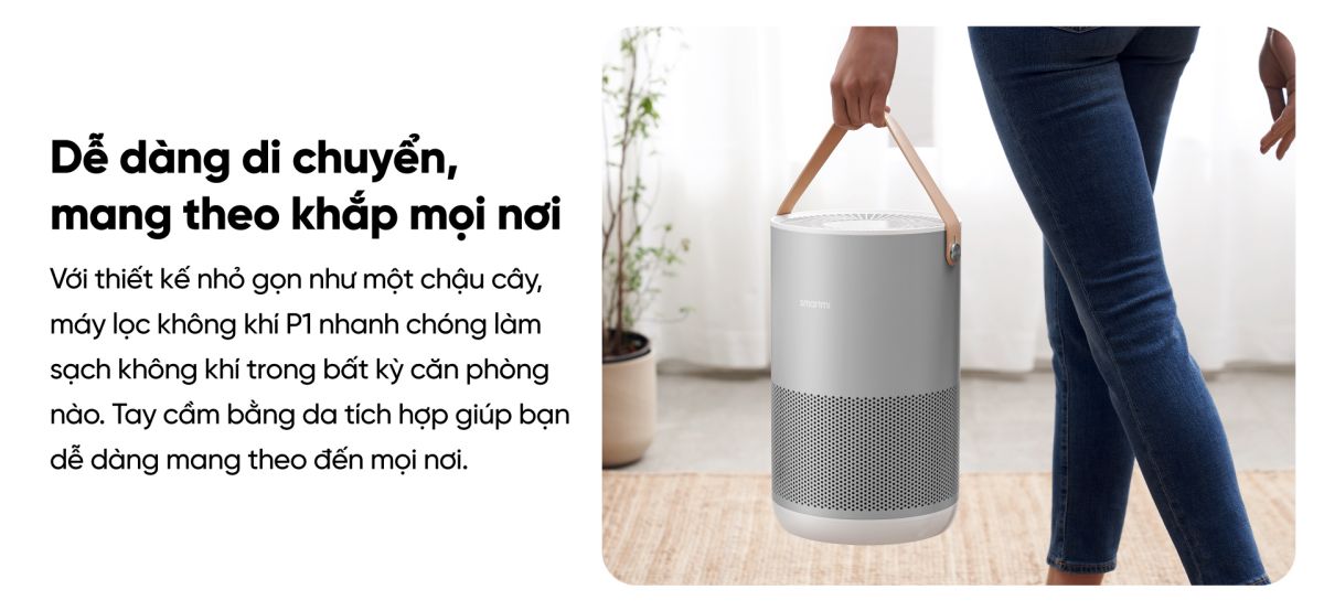 Smartmi P1 máy lọc không khí diện tích 30m²