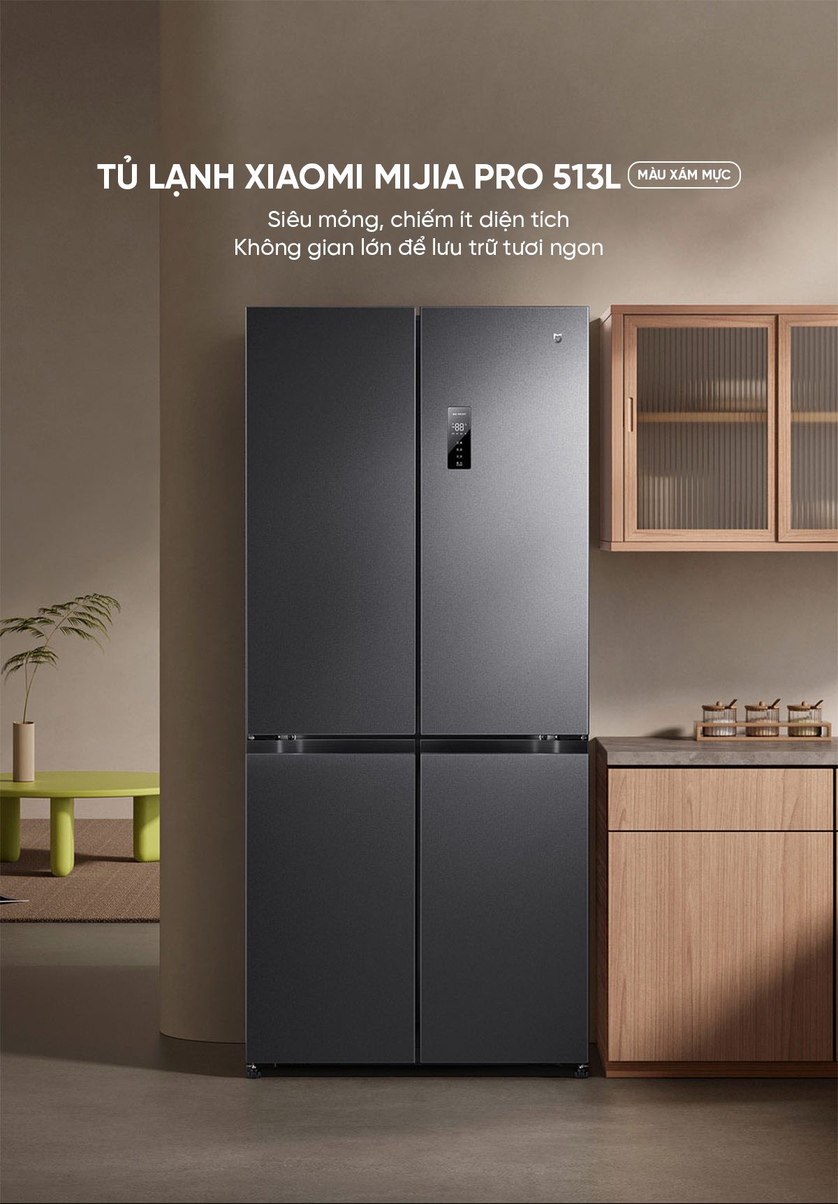 Tủ lạnh Xiaomi Mijia 189L tiết kiệm điện hiệu quả