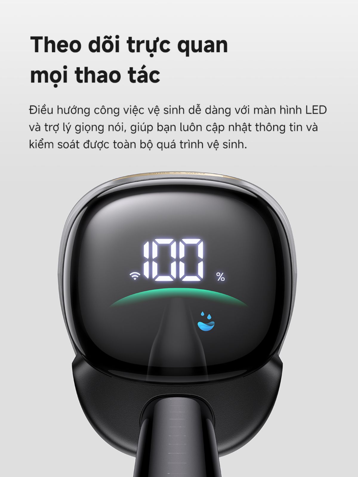 Dreame Mova X4 Pro gập nghiêng 180°