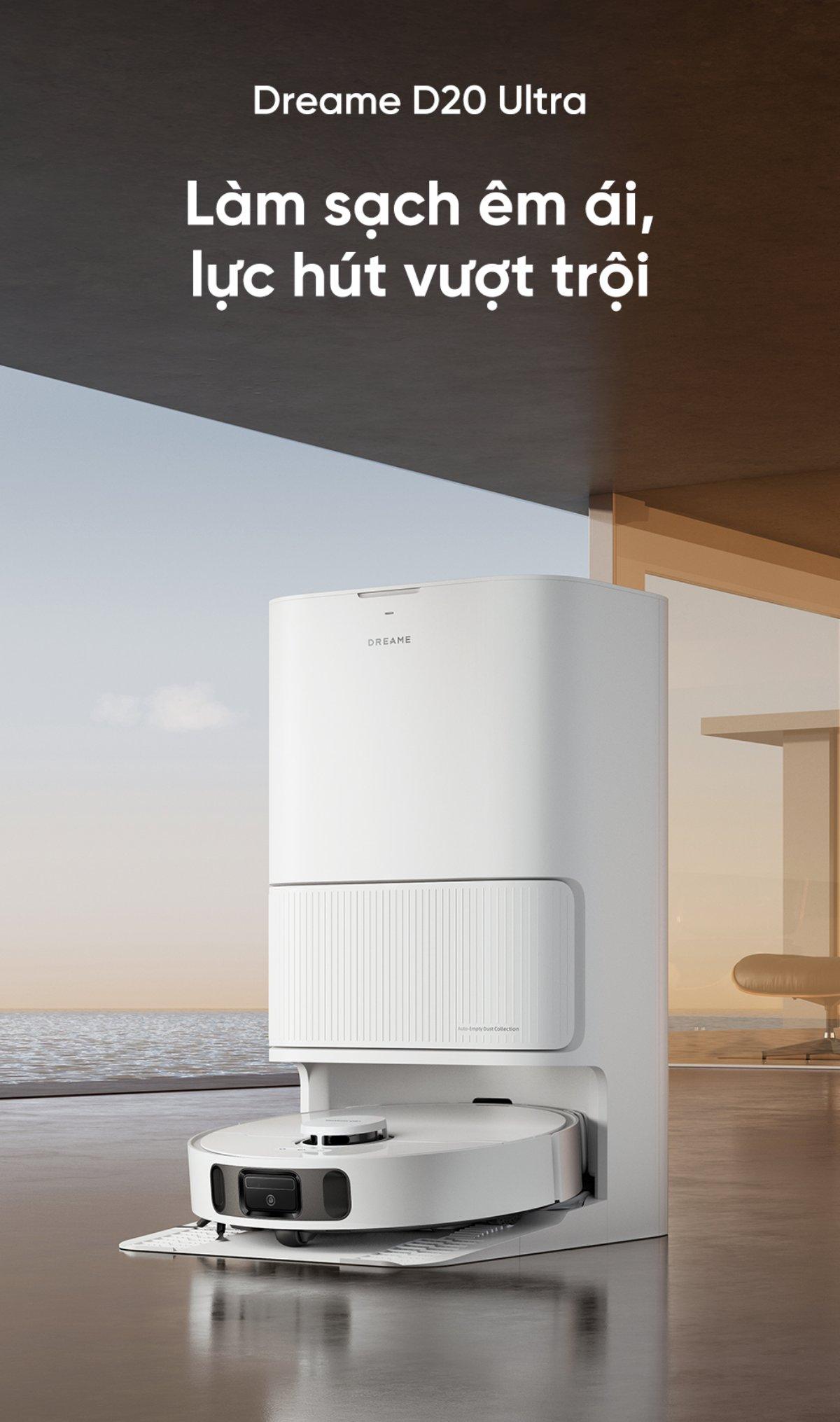 Robot hút bụi Dreame D20 Ultra