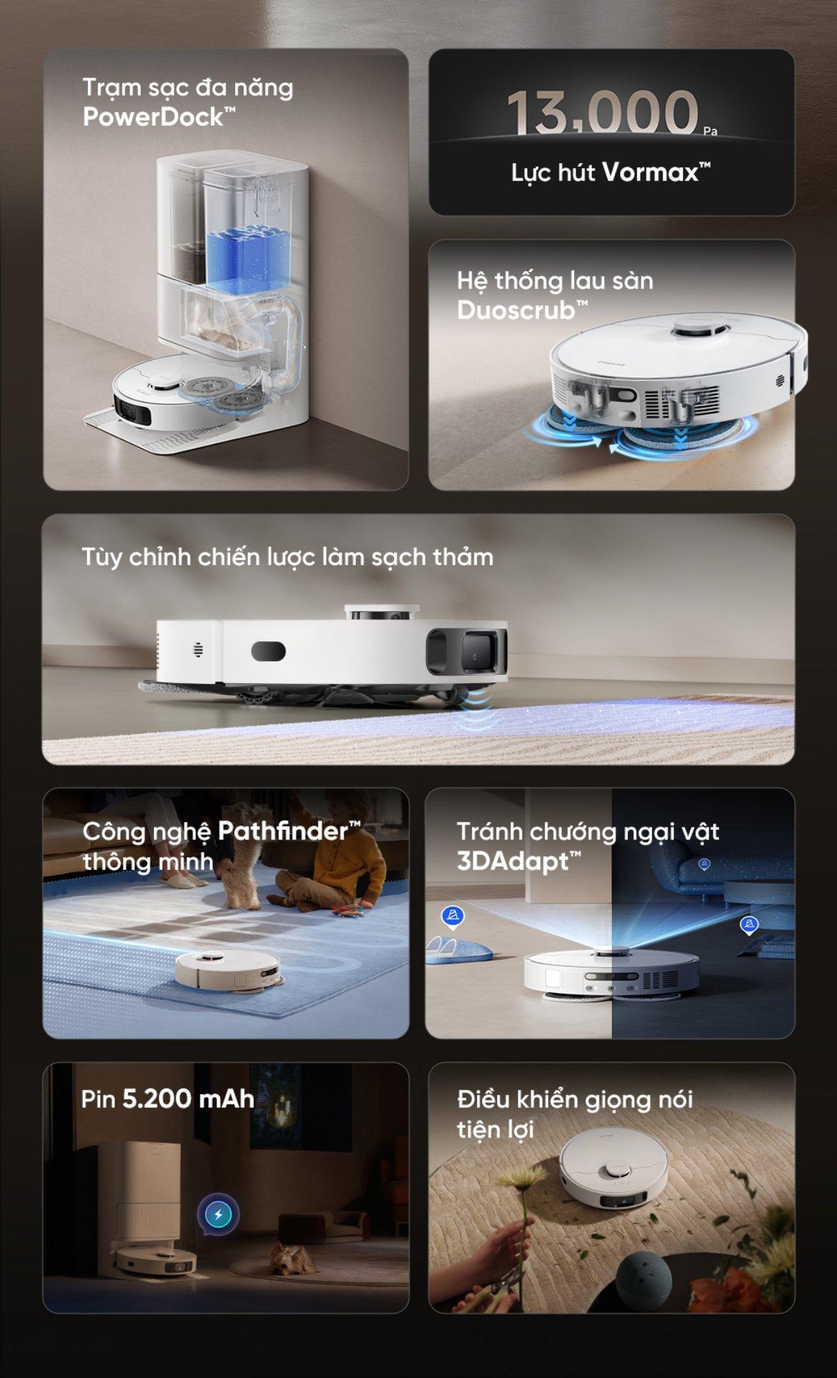 Robot hút bụi Dreame D20 Ultra