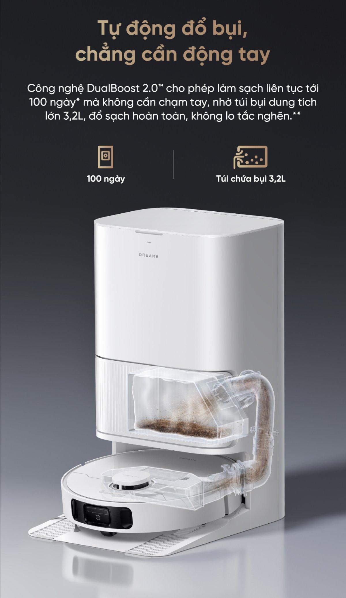Robot hút bụi Dreame D20 Ultra