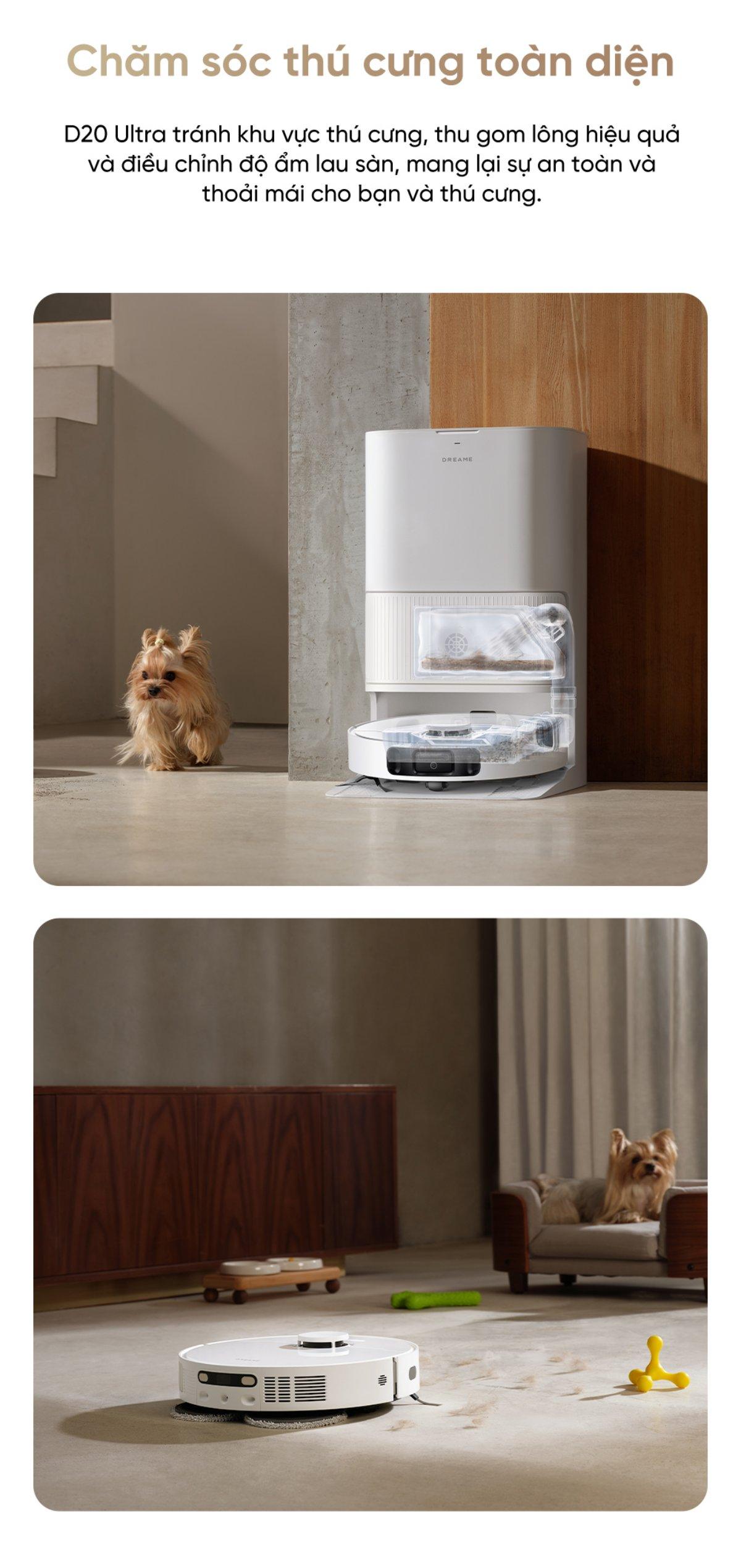 Robot hút bụi Dreame D20 Ultra