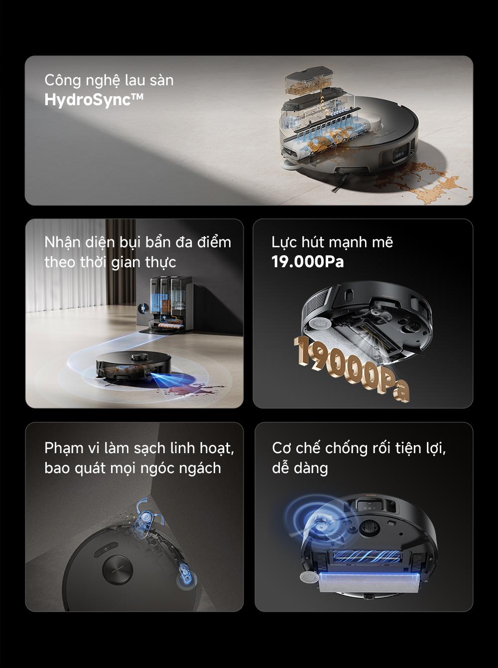 Robot hút bụi Mova Z50 Ultra