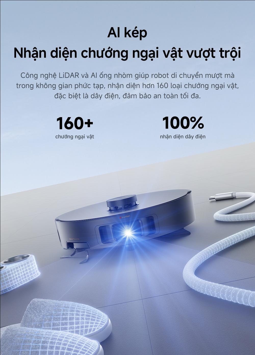 Robot hút bụi Mova Z50 Ultra