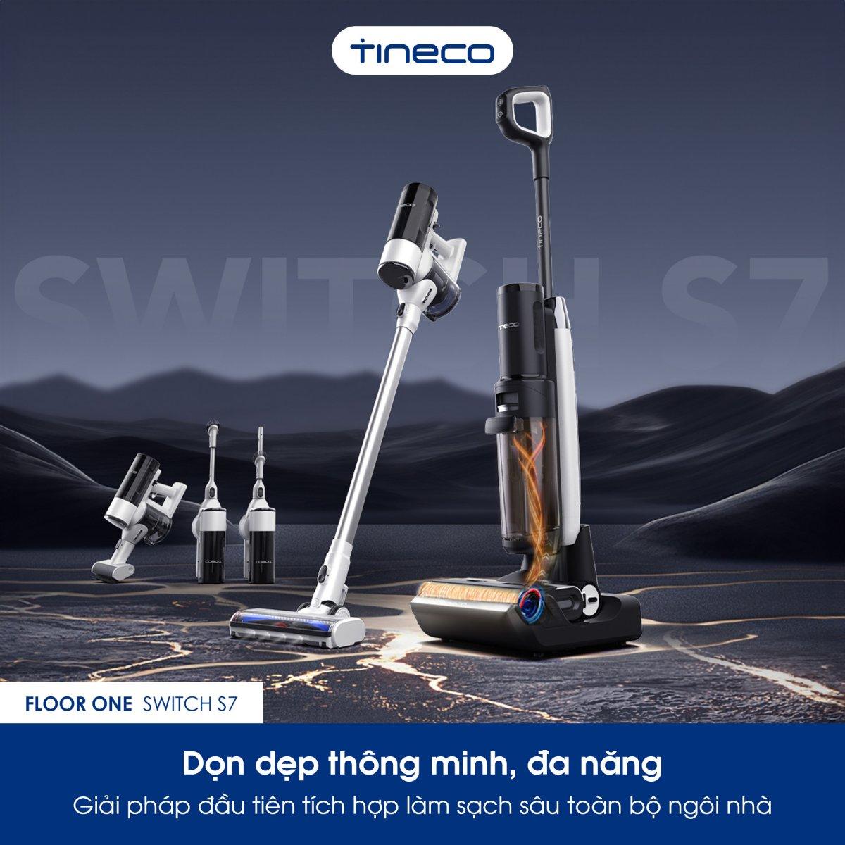 Tineco Floor One Switch S7 hút bụi và lau nhà 5 trong 1