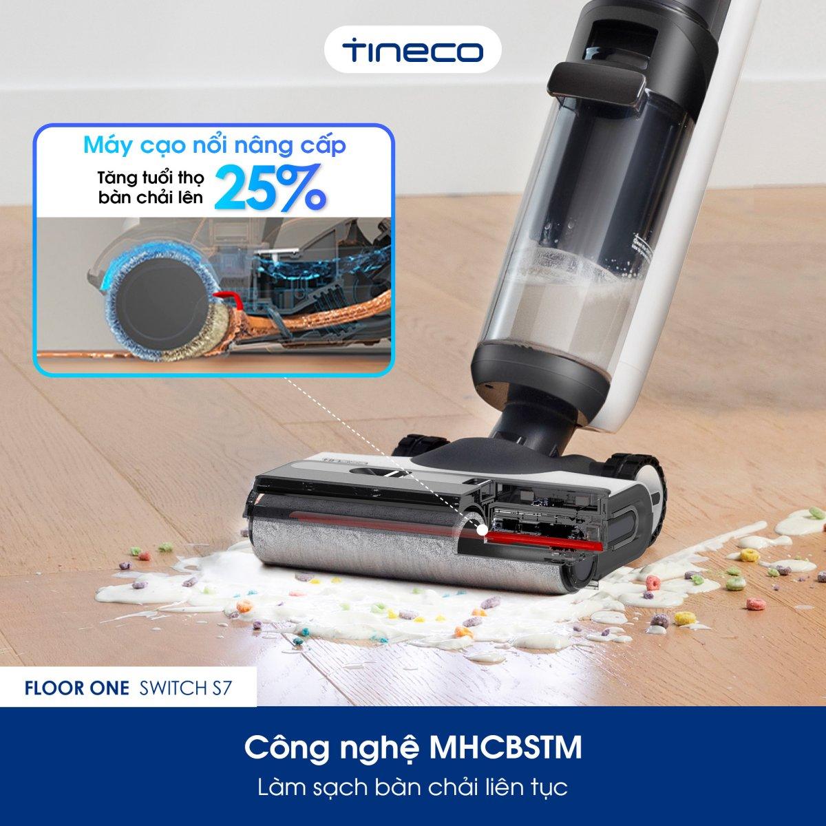 Tineco Floor One Switch S7 hút bụi và lau nhà 5 trong 1