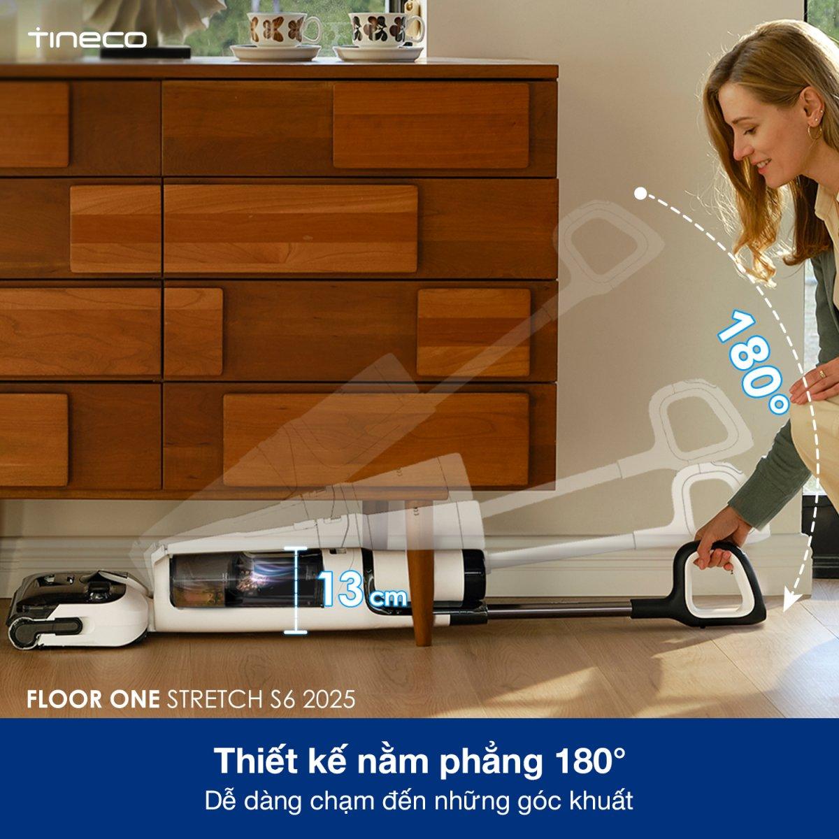 Tineco S6 Stretch【Mới 2025】gập nghiêng 180°