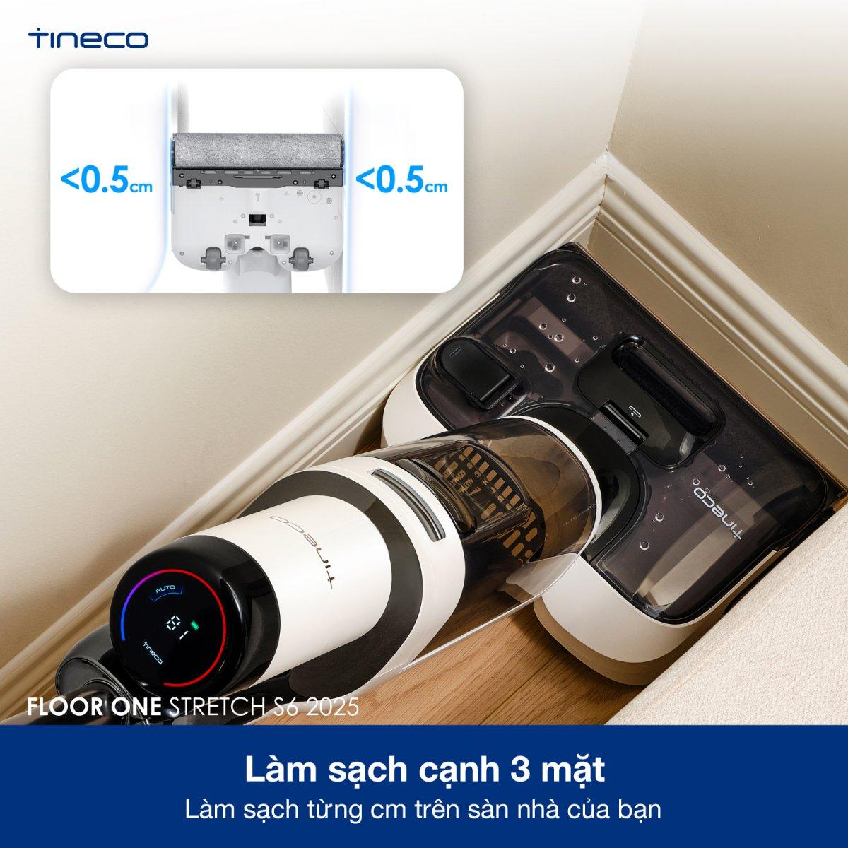 Tineco S6 Stretch【Mới 2025】gập nghiêng 180°