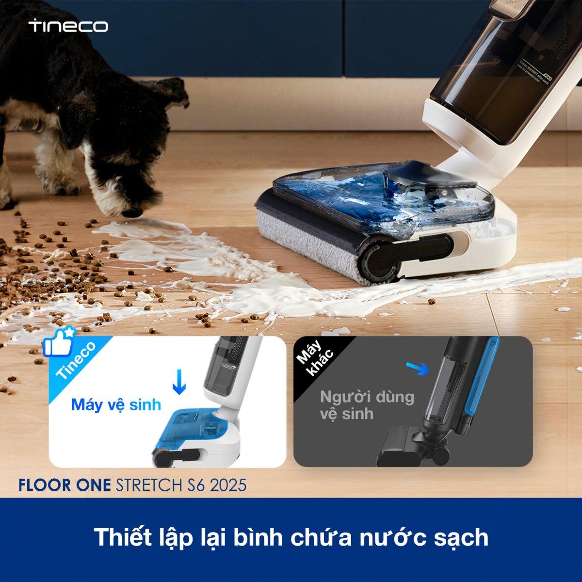 Tineco S6 Stretch【Mới 2025】gập nghiêng 180°