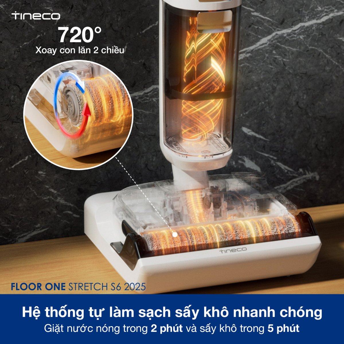 Tineco S6 Stretch【Mới 2025】gập nghiêng 180°
