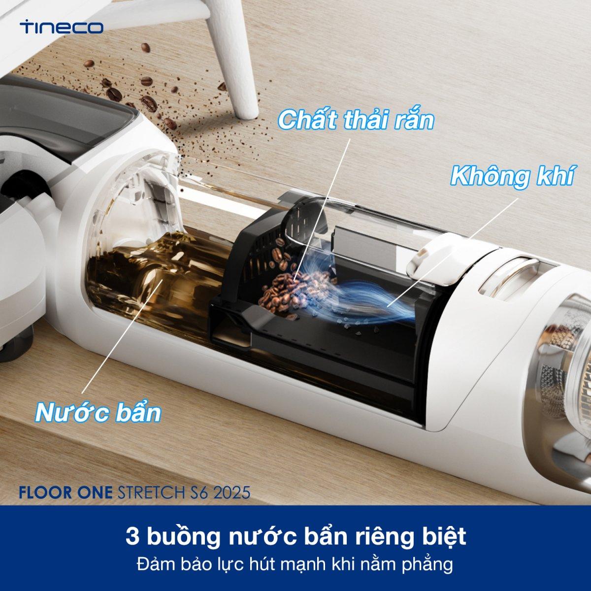 Tineco S6 Stretch【Mới 2025】gập nghiêng 180°