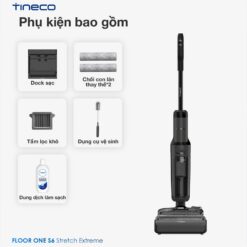 Tineco S6 Stretch Extreme gập nghiêng 180°
