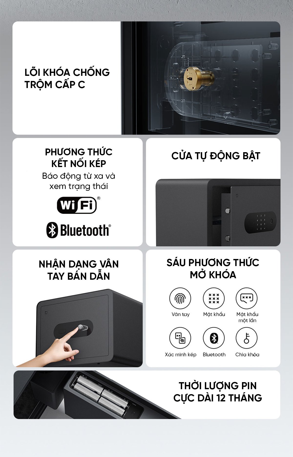 Xiaomi Mijia BGX-5/X1-303 két sắt Xiaomi kết nối App