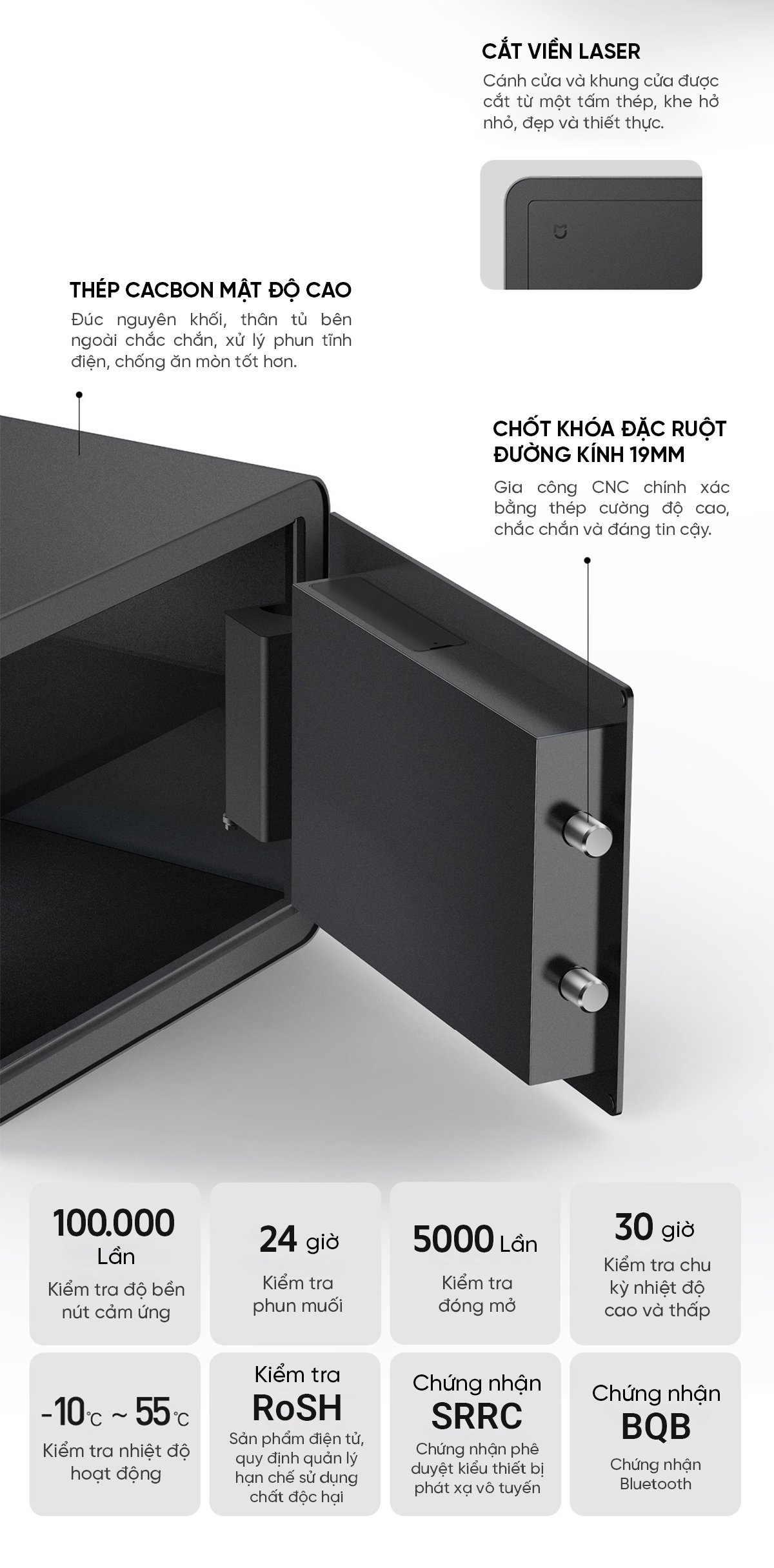 Xiaomi Mijia BGX-5/X1-303 két sắt Xiaomi kết nối App