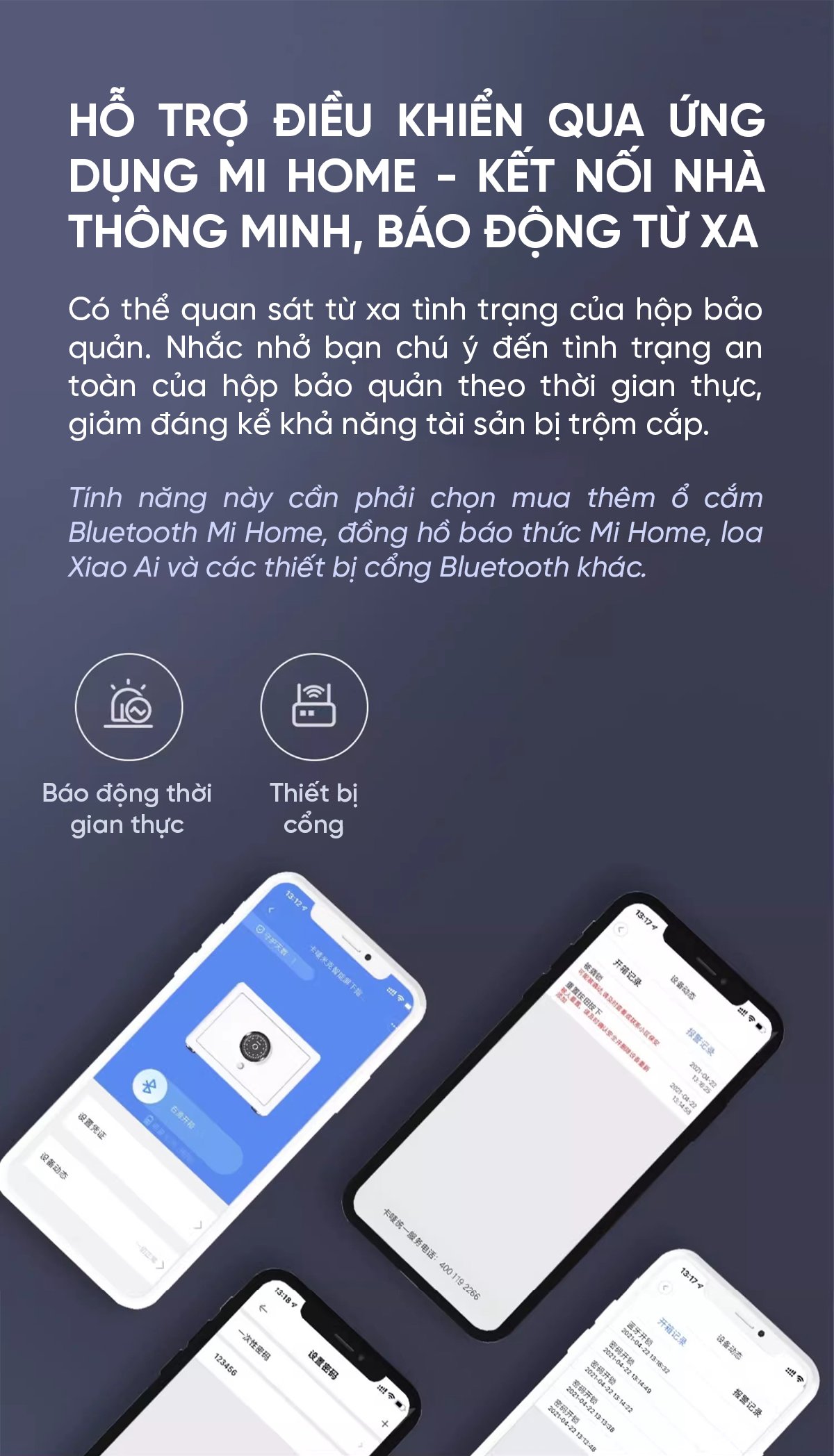 Két sắt Xiaomi thông minh BGX-X1-30MK