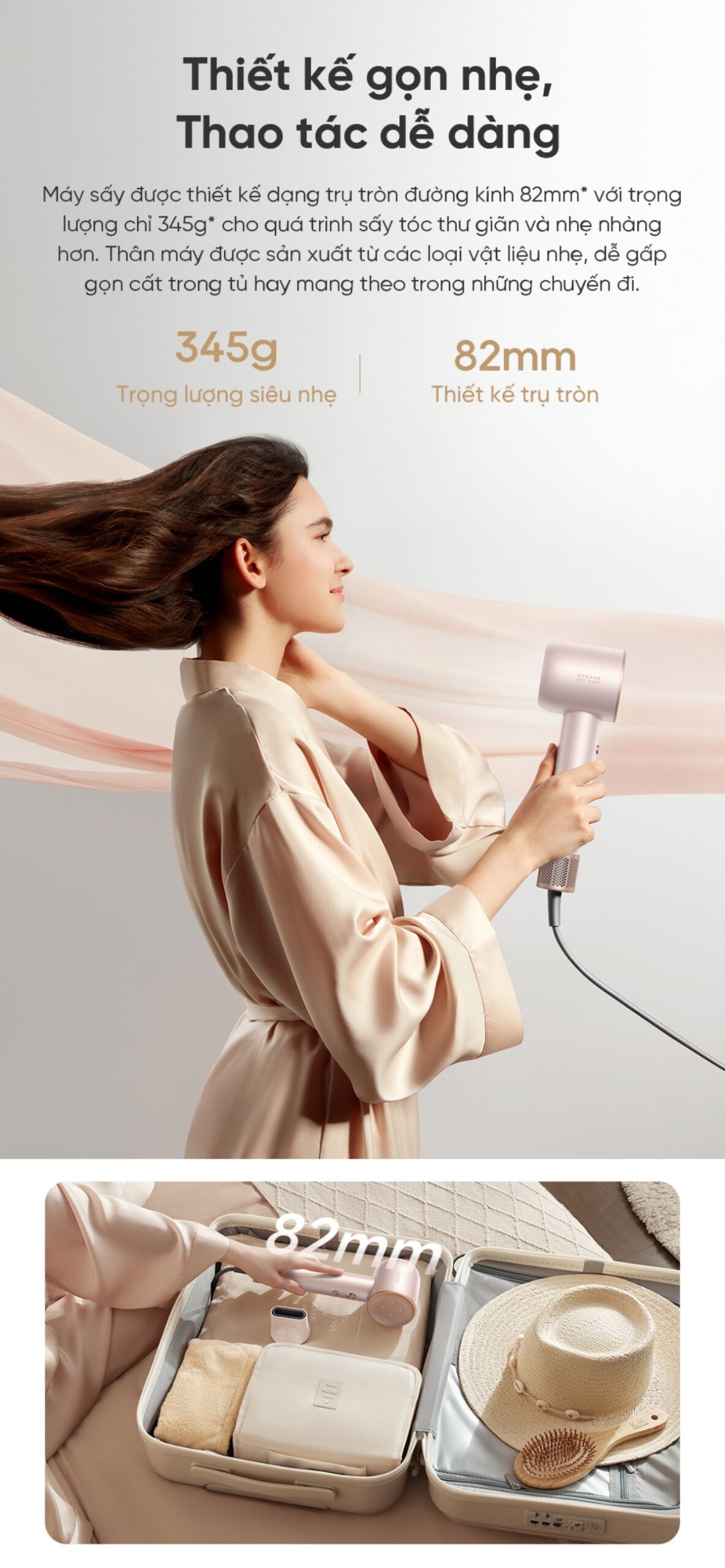 Dreame Hair Glory Pro máy sấy tóc tốc độ cao