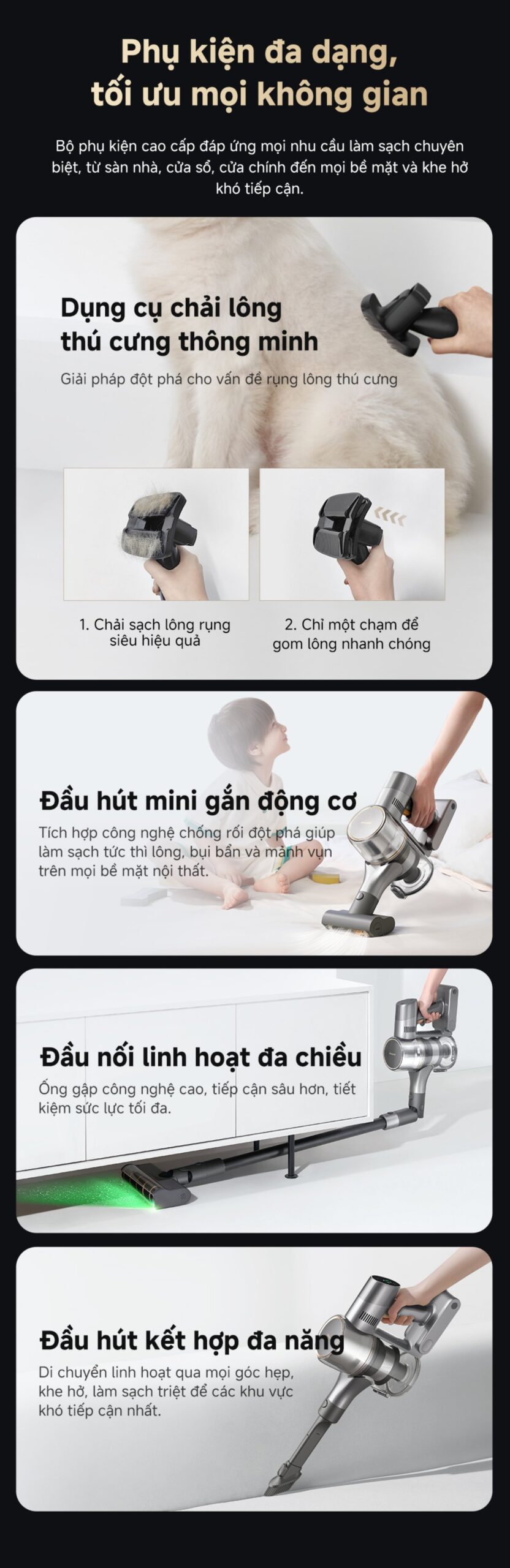 Máy hút bụi cầm tay không dây Dreame V18S Aqua