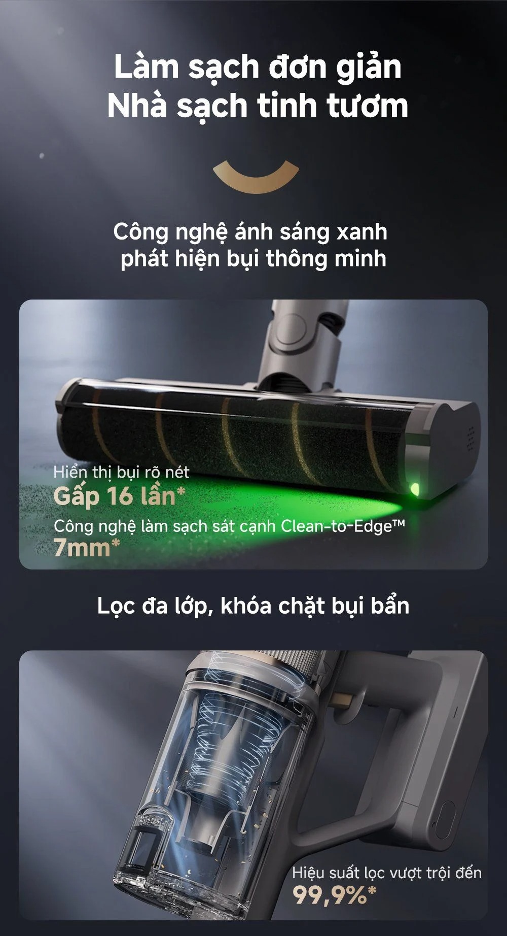 Máy hút bụi cầm tay không dây Dreame Z10S Station