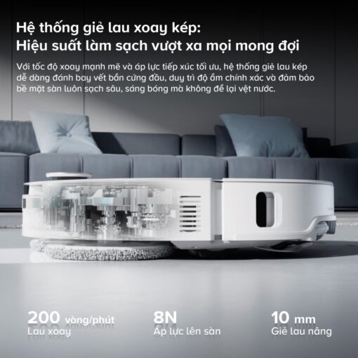 Robot hút bụi Roborock Qrevo EdgeT【Mới 2025】 - Hình ảnh 3
