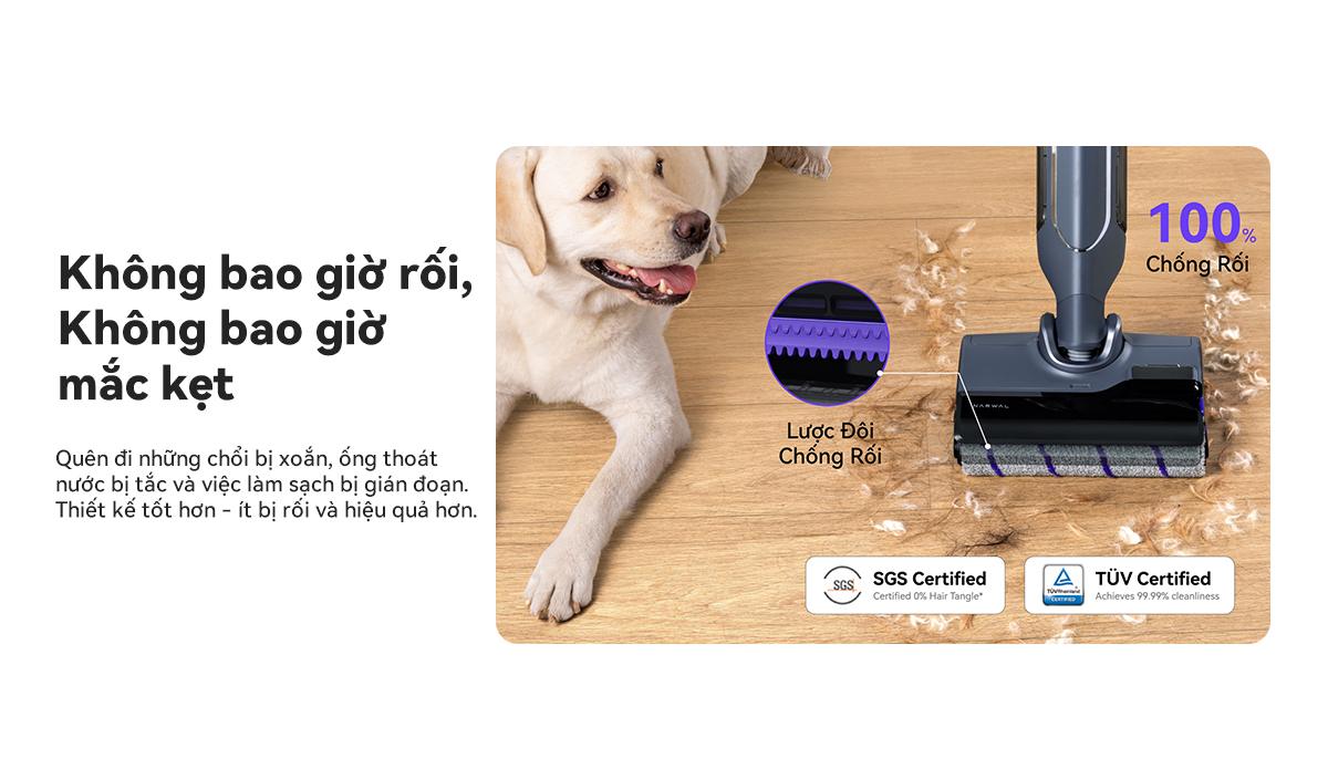 Narwal S20 Pro gập nghiêng 180°