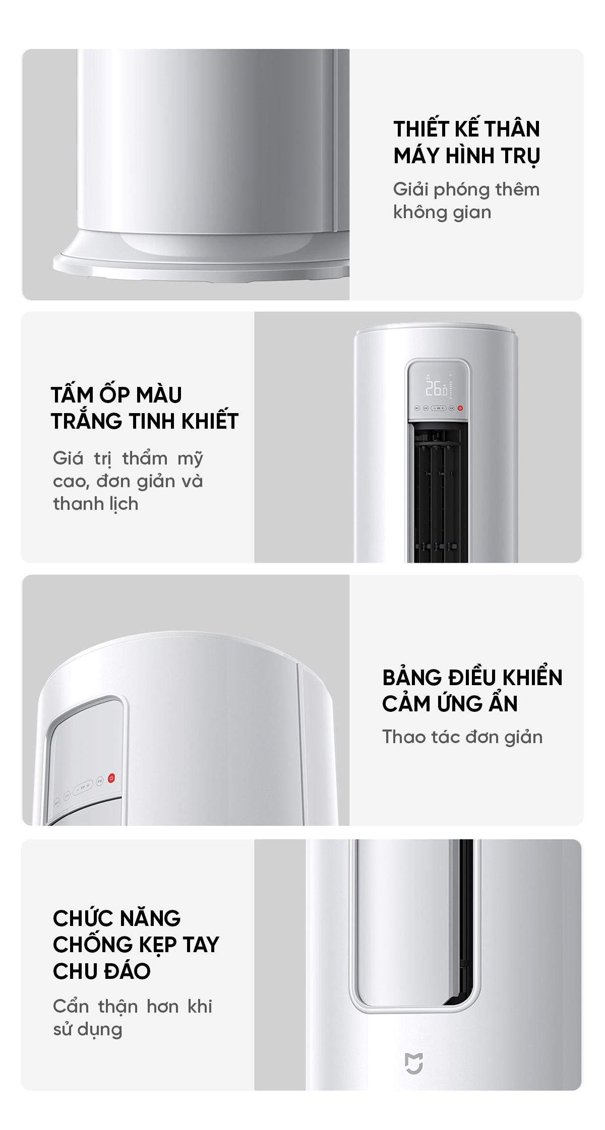 Điều hòa cây Xiaomi Mijia KFR-120LW/N1A3 5HP 2 chiều