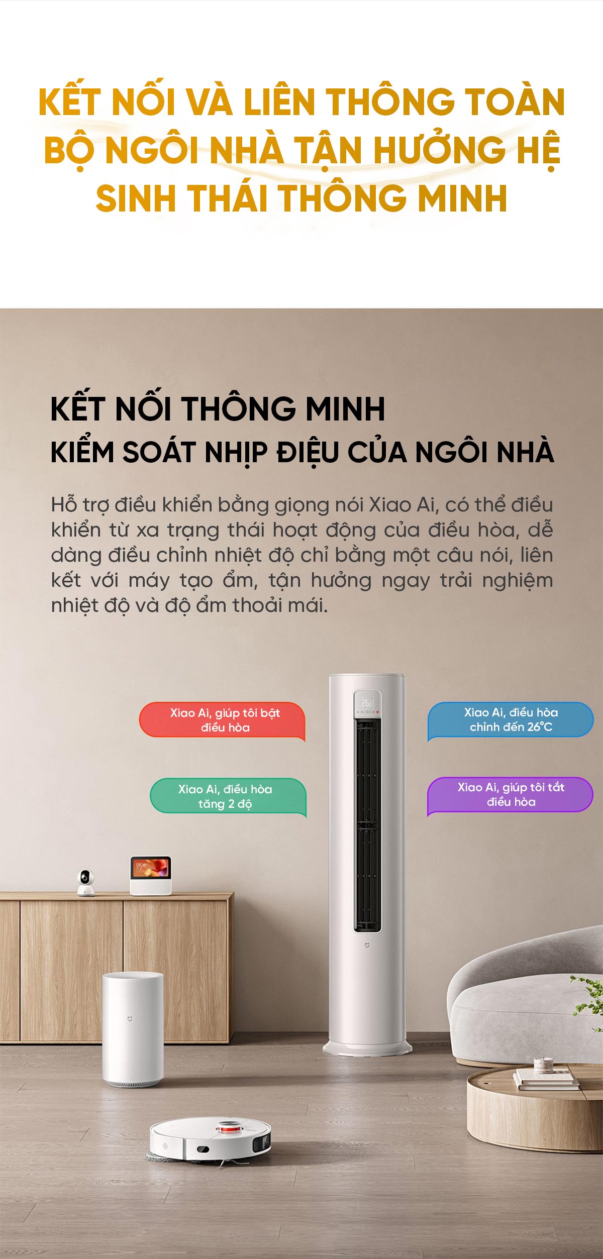 Điều hòa cây Xiaomi Mijia KFR-120LW/N1A3 5HP 2 chiều