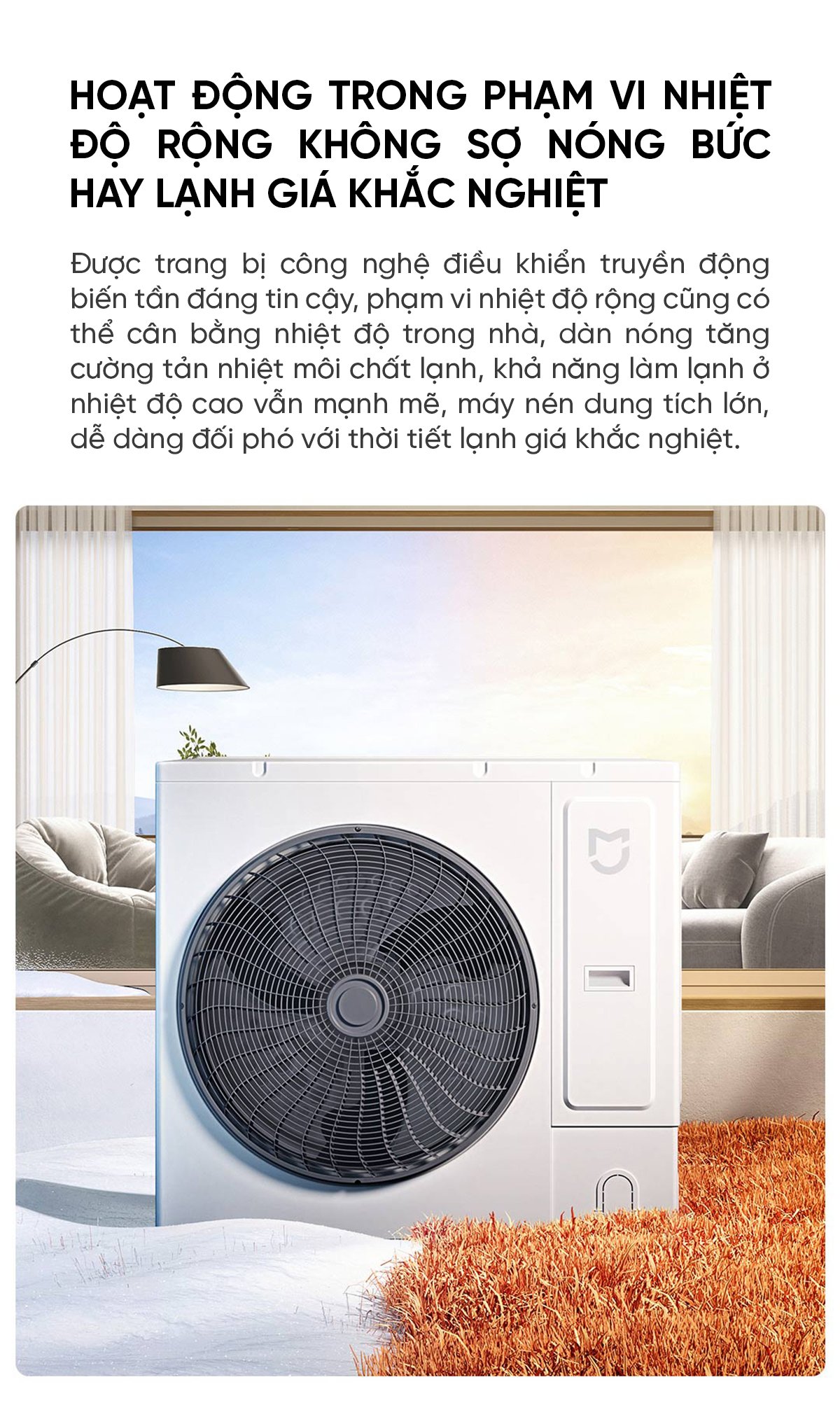 Điều hòa cây Xiaomi Mijia KFR-120LW/N1A3 5HP 2 chiều
