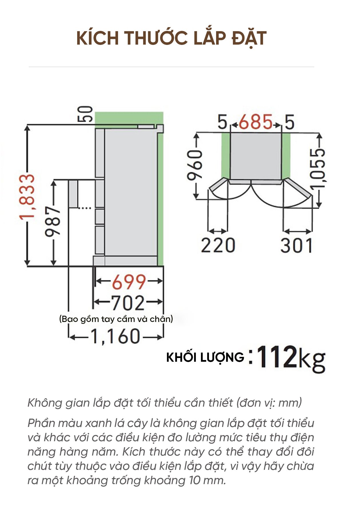 Tủ lạnh Toshiba GR-W550FK 551L