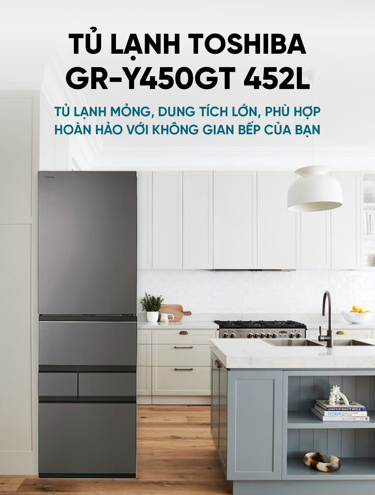 Tủ lạnh Toshiba GR-Y450GT 452L