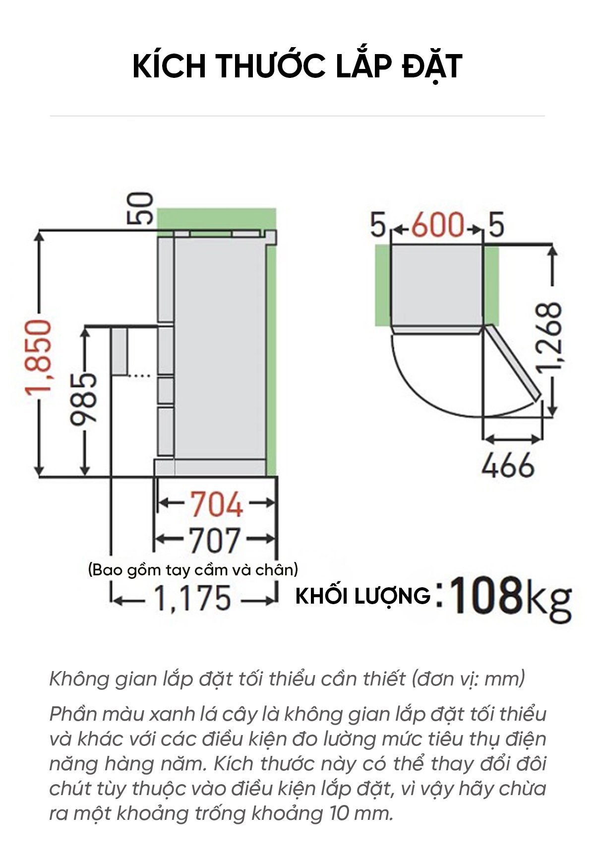 Tủ lạnh Toshiba GR-Y500GT 501L