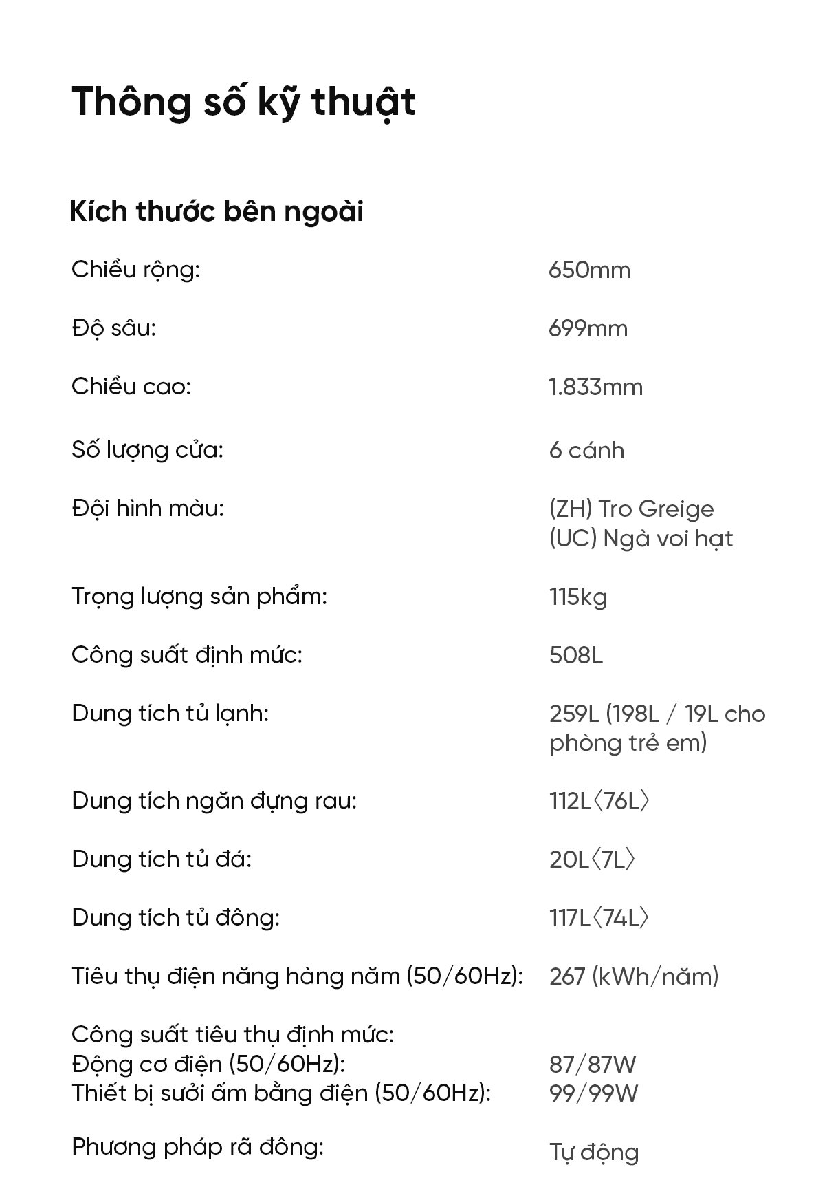 Tủ lạnh Toshiba GR-Y510FZ 508L
