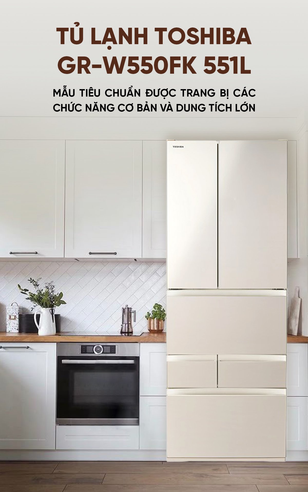 Tủ lạnh Toshiba GR-Y550FH 551L