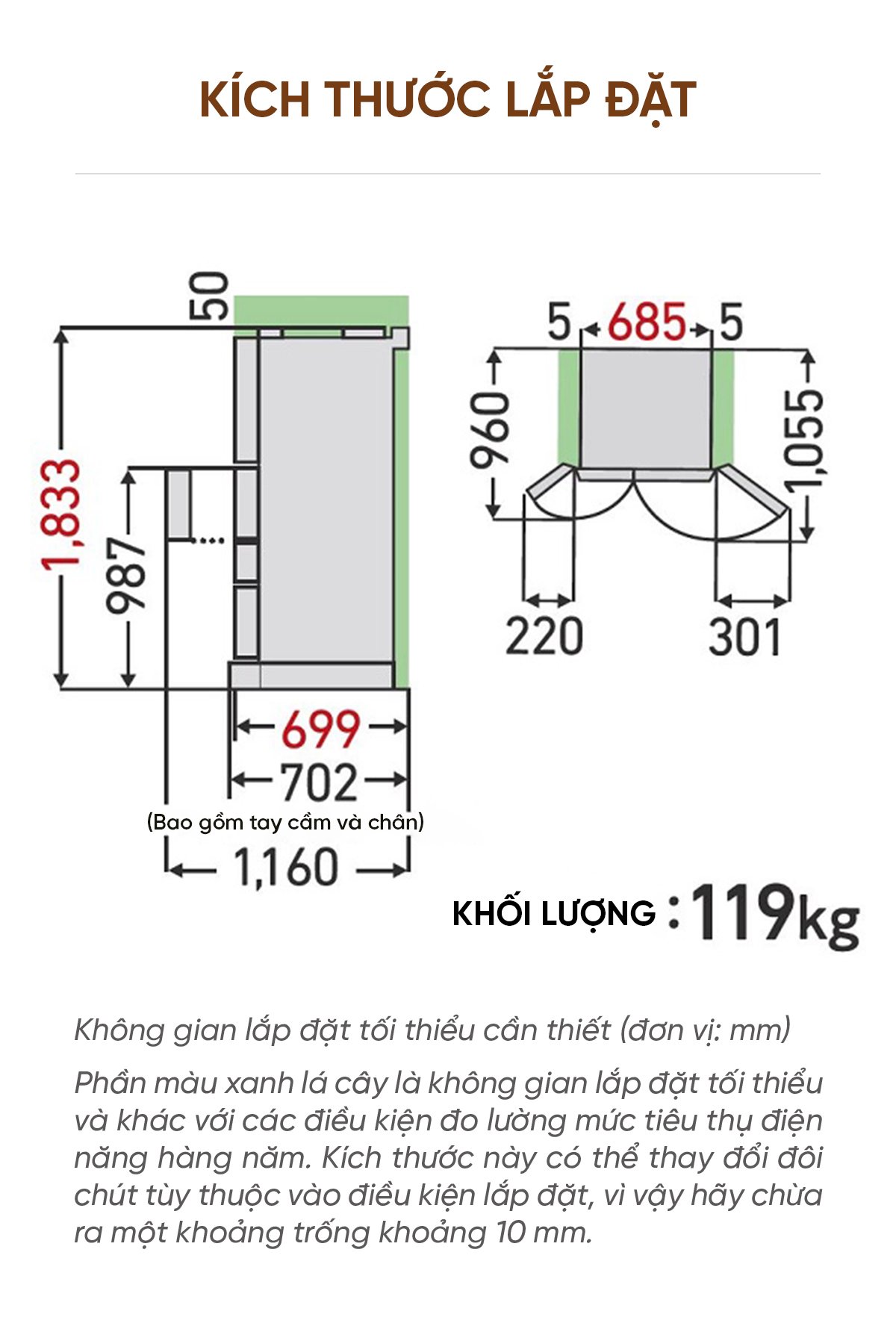 Tủ lạnh Toshiba GR-Y550FZ 551L