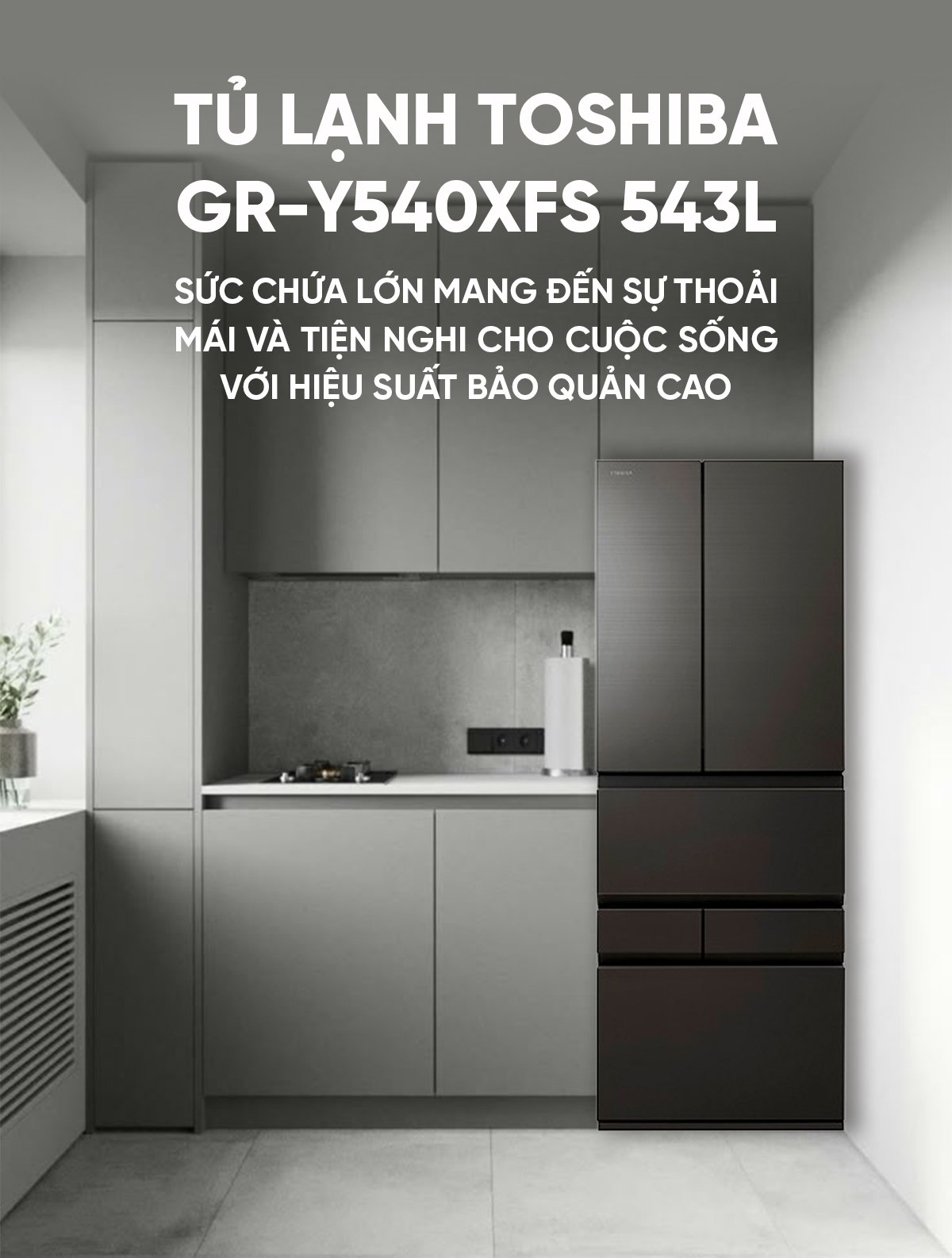 Tủ lạnh Toshiba GR-Y640XFS 643L