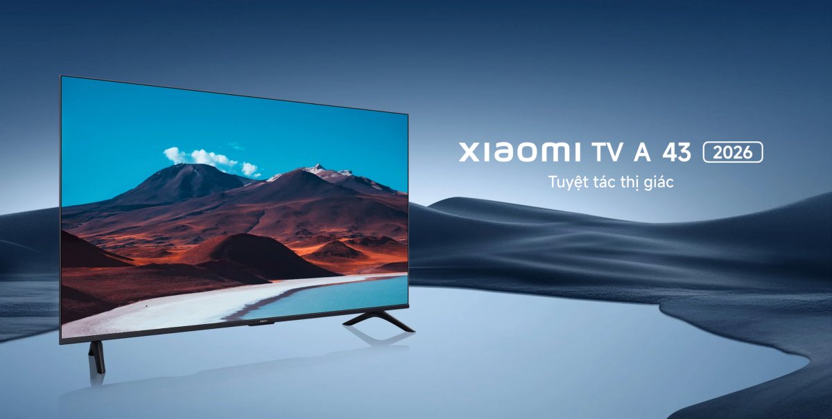 Tivi Xiaomi A 43 Inch - 2026 Bản Quốc Tế - FHD/60Hz - 1GB/8GB