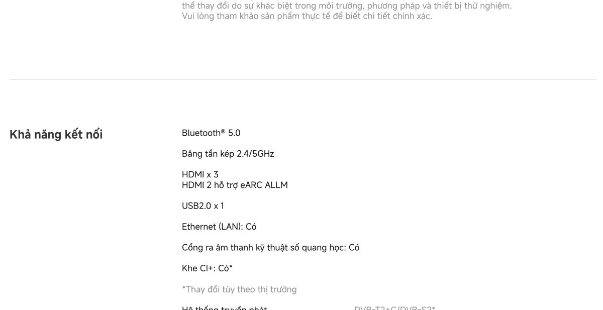 Tivi Xiaomi A 43 Inch - 2026 Bản Quốc Tế - FHD/60Hz - 1GB/8GB