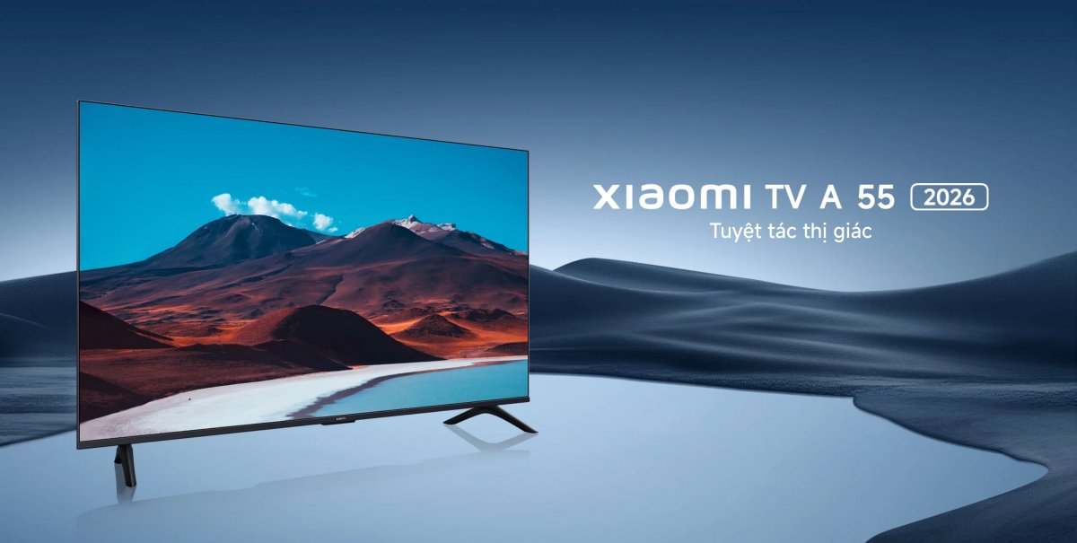 Tivi Xiaomi A 55 Inch - 2026 Bản Quốc Tế - 4K/60Hz - 2GB/8GB