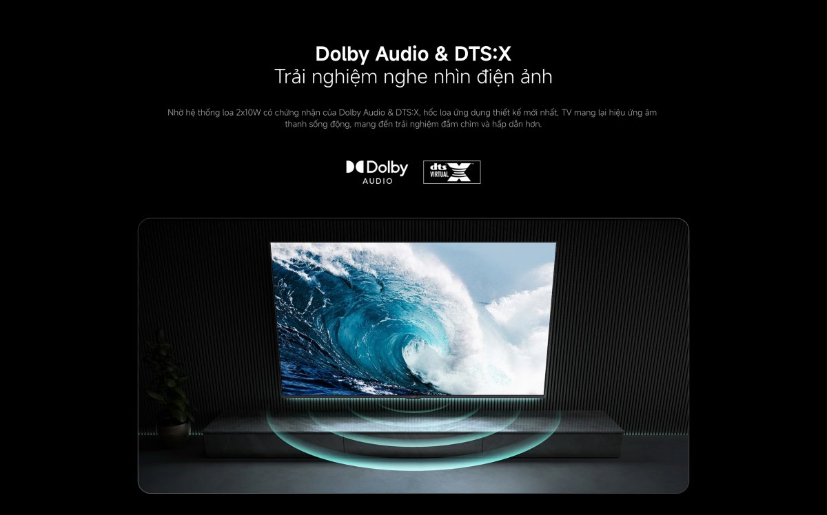 Tivi Xiaomi A 55 Inch - 2026 Bản Quốc Tế - 4K/60Hz - 2GB/8GB