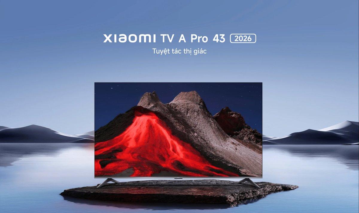 Tivi Xiaomi A Pro 43 Inch - 2026 Bản Quốc Tế - QLED 4K/60Hz - 2GB/8GB