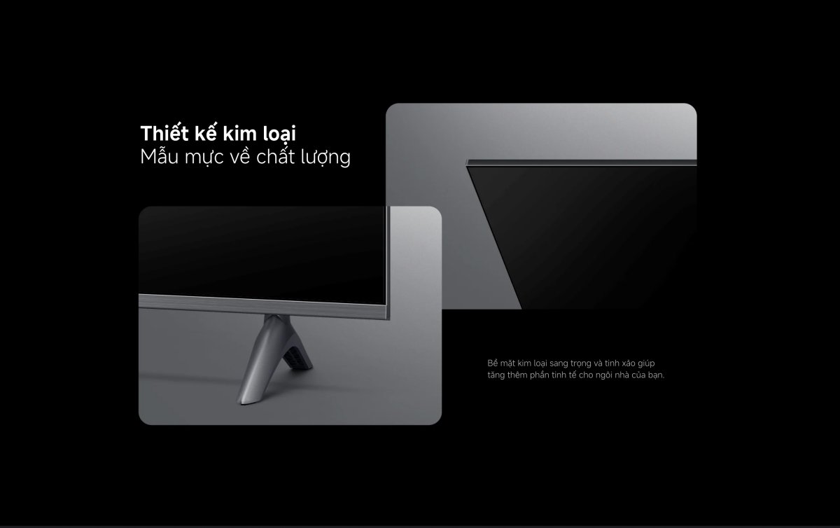 Tivi Xiaomi A Pro 43 Inch - 2026 Bản Quốc Tế - QLED 4K/60Hz - 2GB/8GB