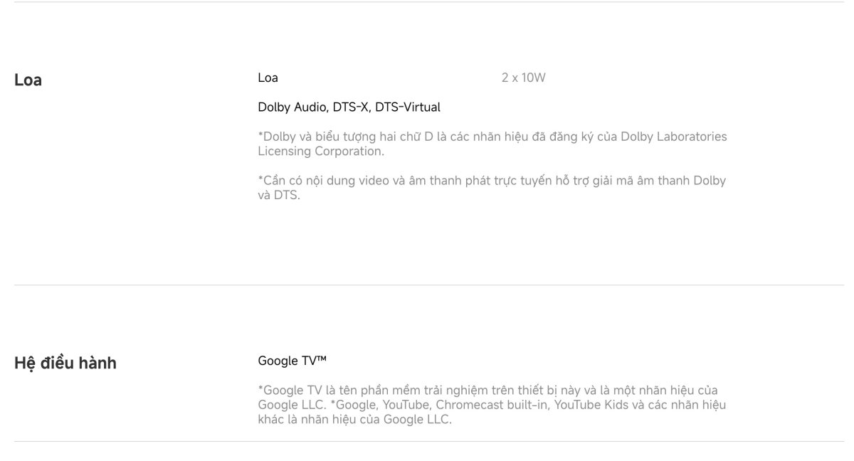 Tivi Xiaomi A Pro 43 Inch - 2026 Bản Quốc Tế - QLED 4K/60Hz - 2GB/8GB