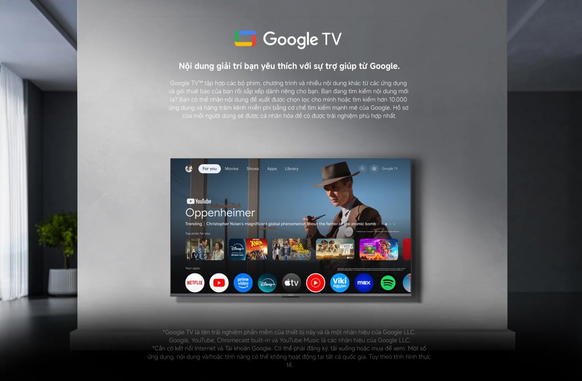 Tivi Xiaomi A Pro 55 Inch - 2026 Bản Quốc Tế - QLED 4K/60Hz - 2GB/8GB
