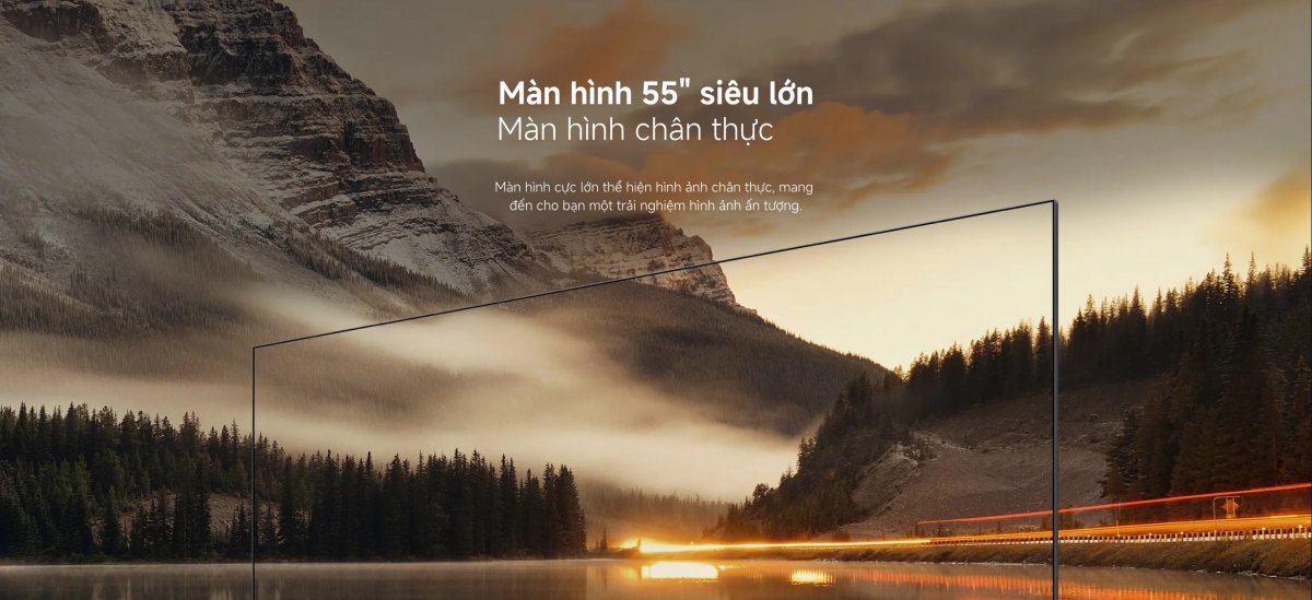 Tivi Xiaomi A Pro 55 Inch - 2026 Bản Quốc Tế - QLED 4K/60Hz - 2GB/8GB