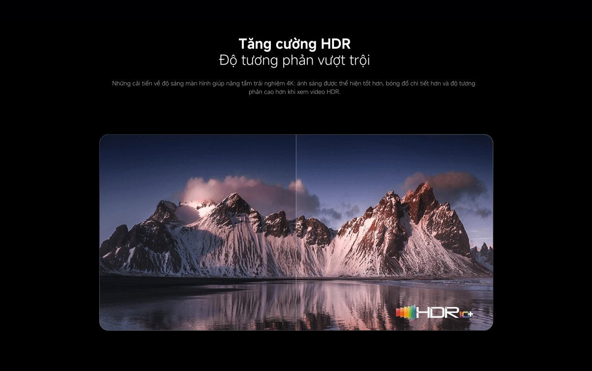Tivi Xiaomi A Pro 55 Inch - 2026 Bản Quốc Tế - QLED 4K/60Hz - 2GB/8GB