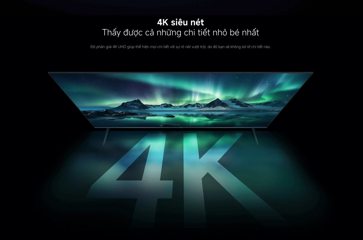 Tivi Xiaomi A Pro 75 Inch - 2026 Bản Quốc Tế - QLED 4K/60Hz - 2GB/8GB