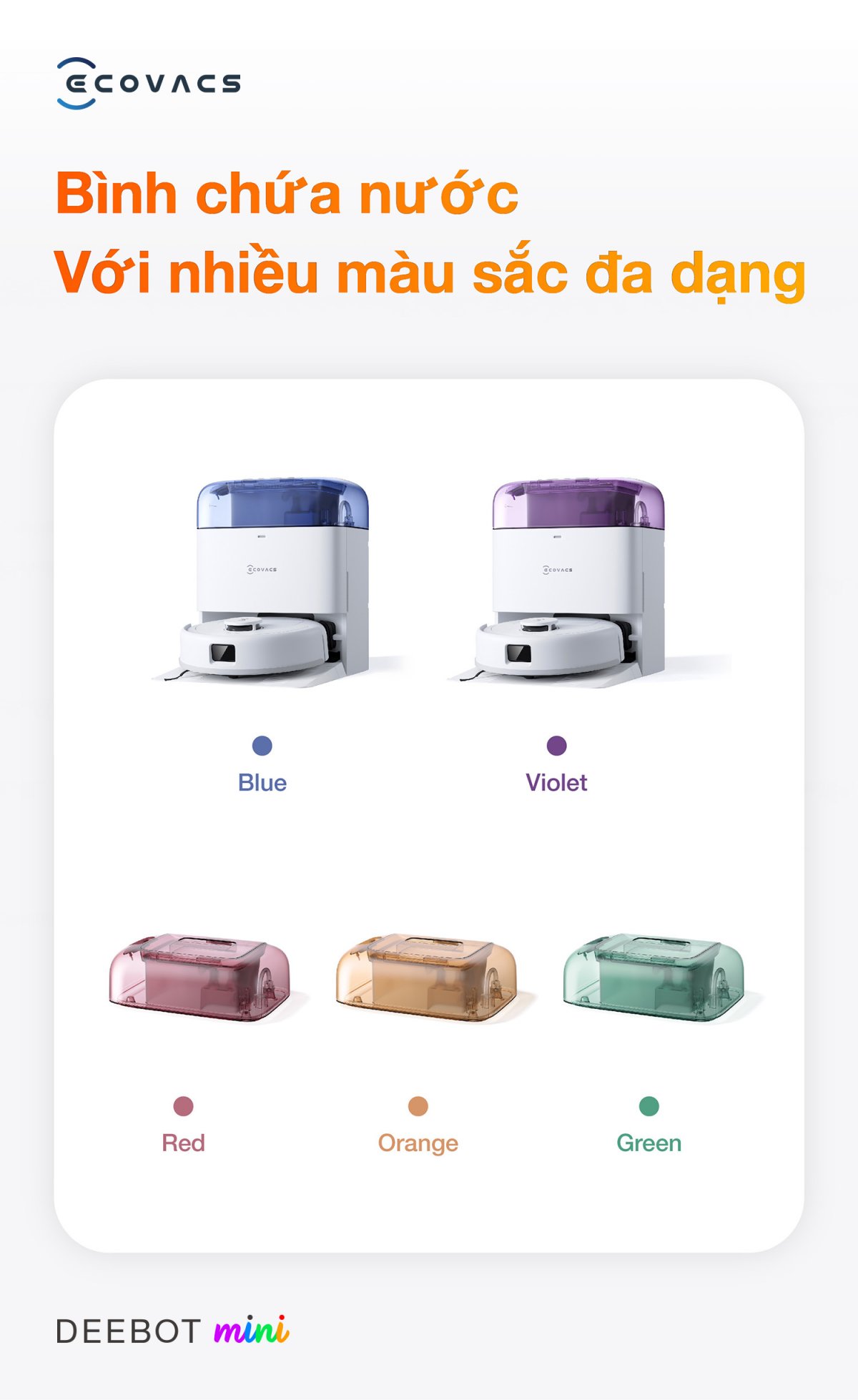 Robot hút bụi Ecovacs Mini